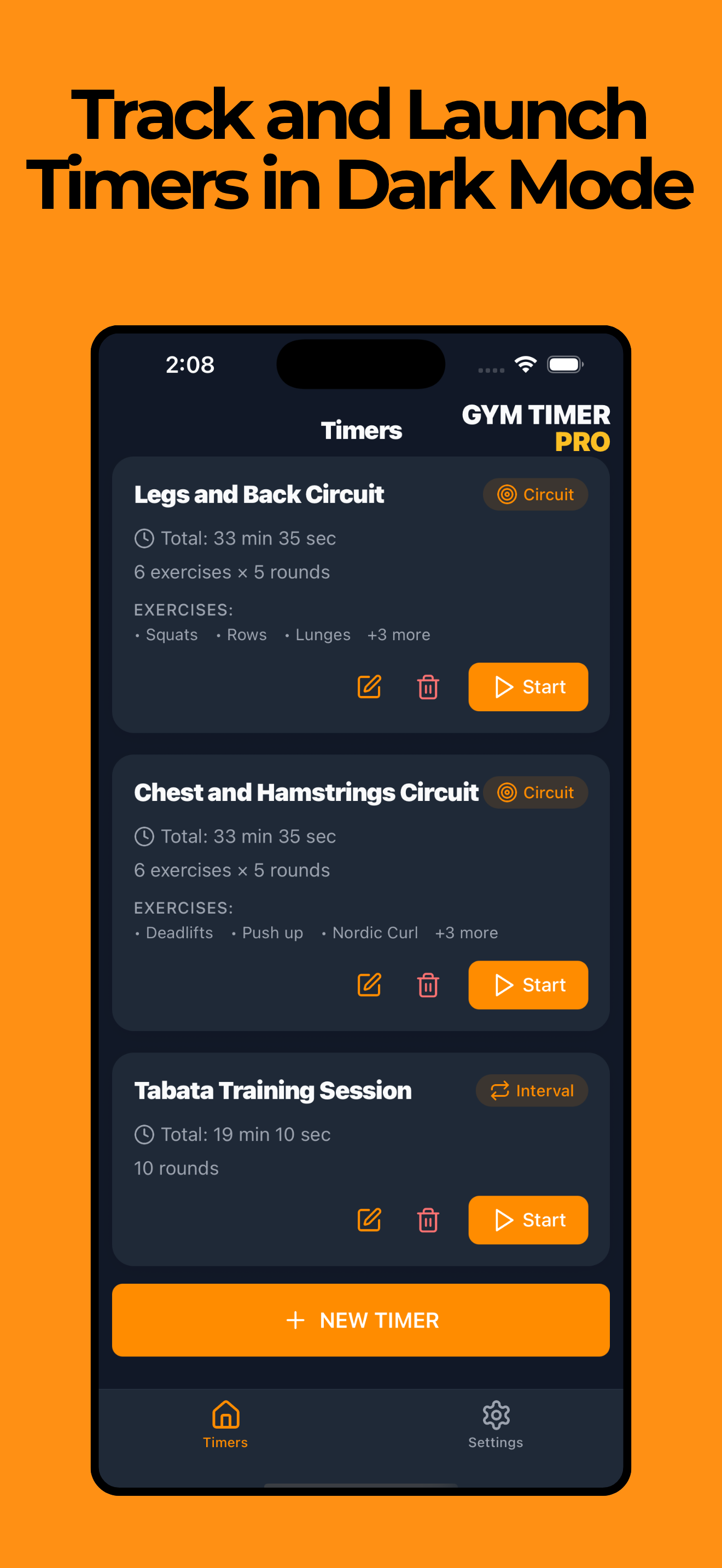 Gym Timer Pro Screenshot 4